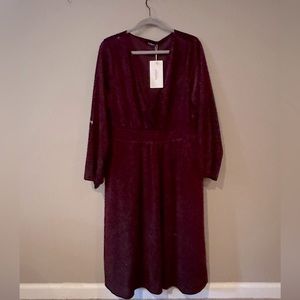 Maroon Sparkle Dress